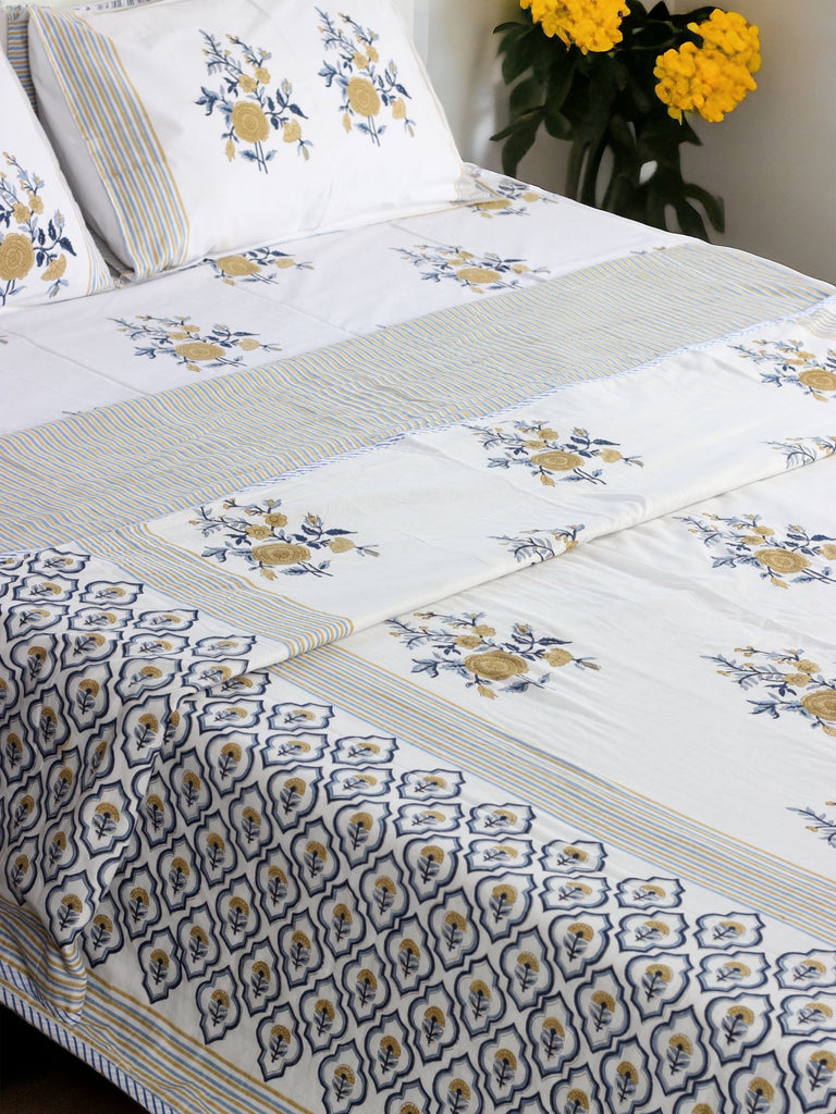 bedding set (bedsheet & matching dohar)