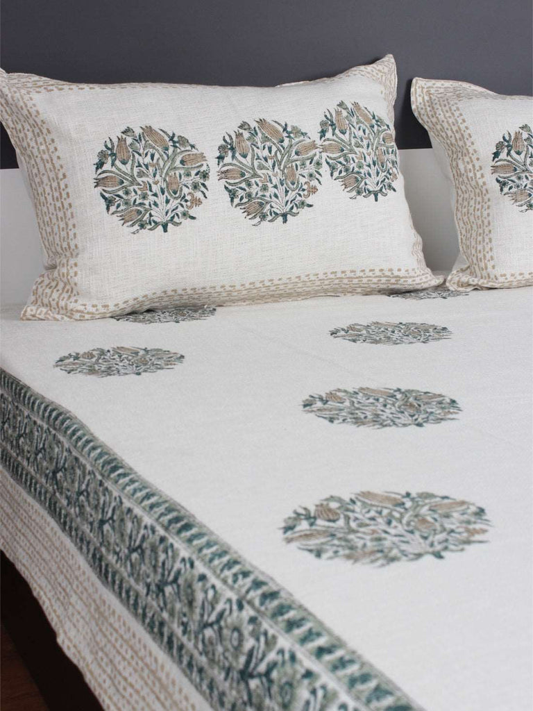 Bedcover Cotton Handloom with 2 Pillow Cases