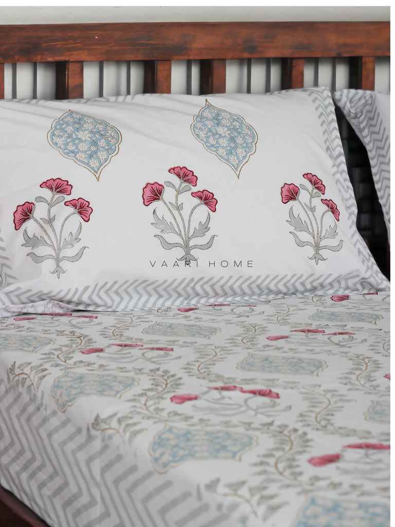 Lehar print cotton bedsheet