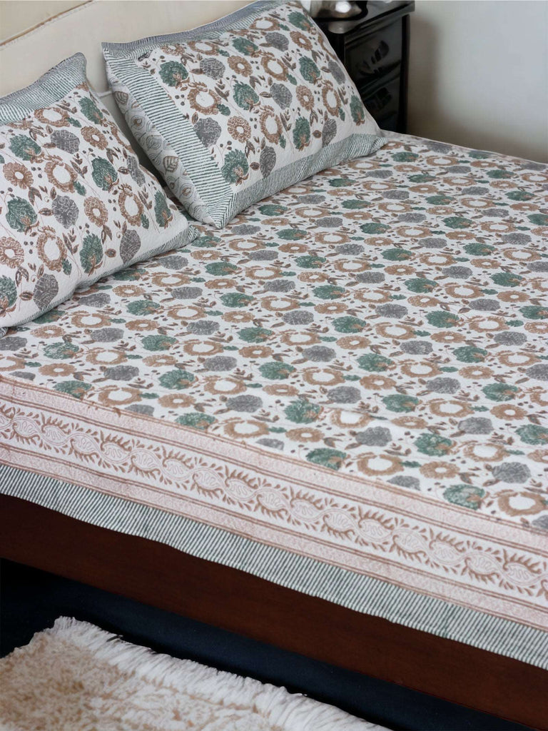 Floral Jacquard Bedcover
