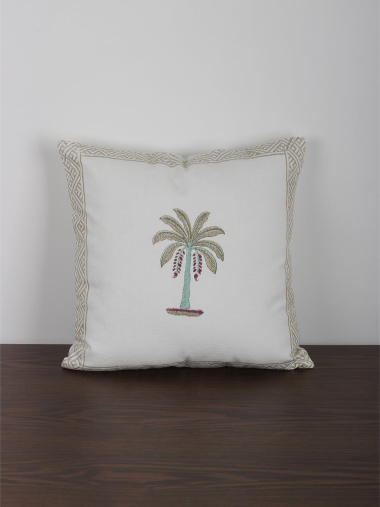 Palm print cushion cover (set of 2)
